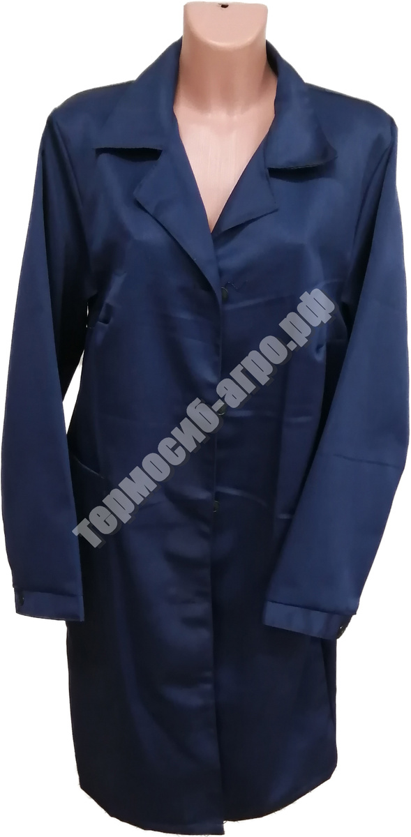 Халат темн 56/58 (х/б диаг)